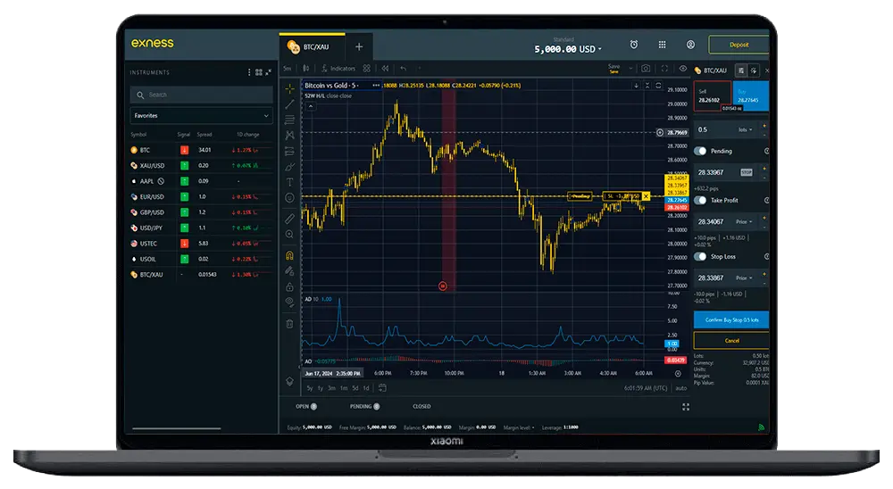 exness 交易平台-标准帐户